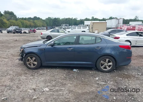 2015 Kia Optima Lx из США, поврежденный, VIN 5XXGM4A78FG445731